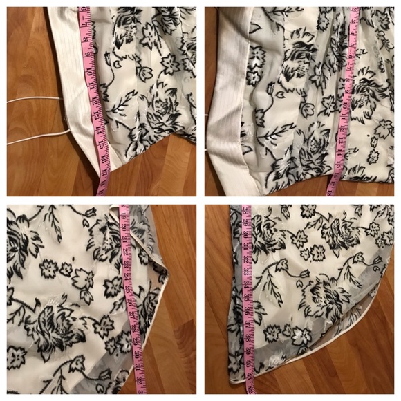 Kay Unger Floral Burned Velvet Cocktail Dress 💞 - Picture 8 of 8